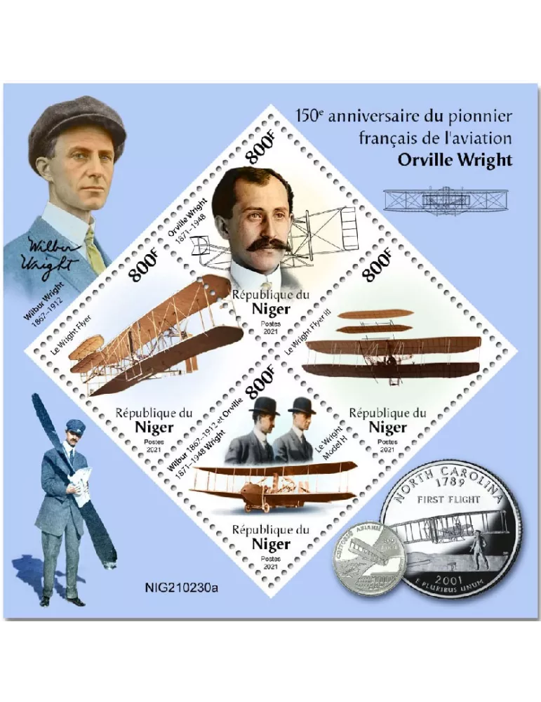 n° 6262/6265 - Timbre NIGER Poste