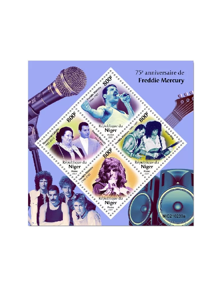 n° 6298/6301 - Timbre NIGER Poste