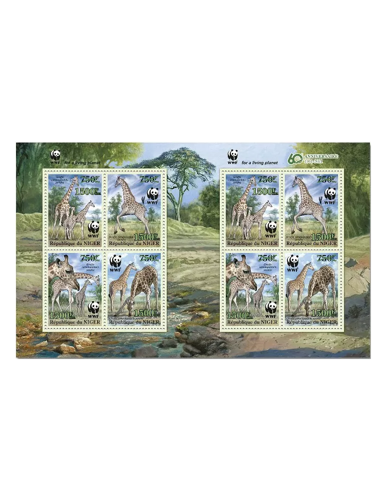 n° 6322/6325 - Timbre NIGER Poste