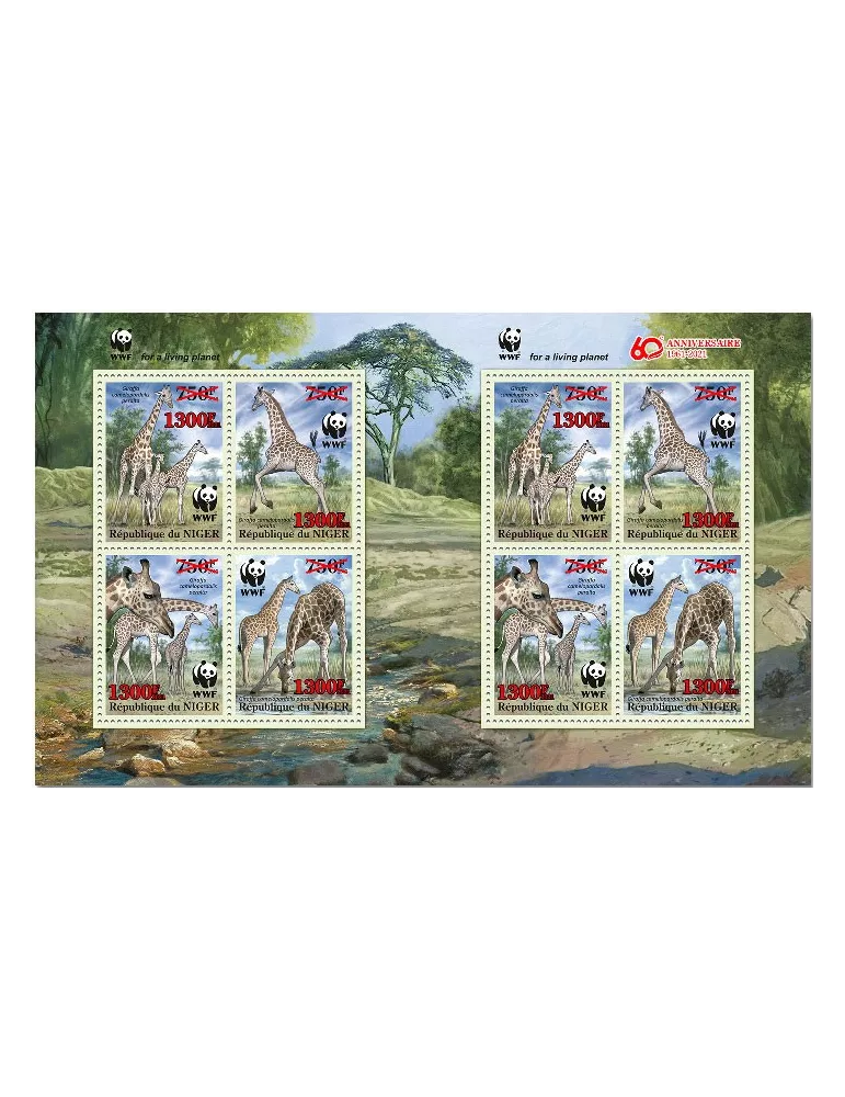 n° 6326/6329 - Timbre NIGER Poste