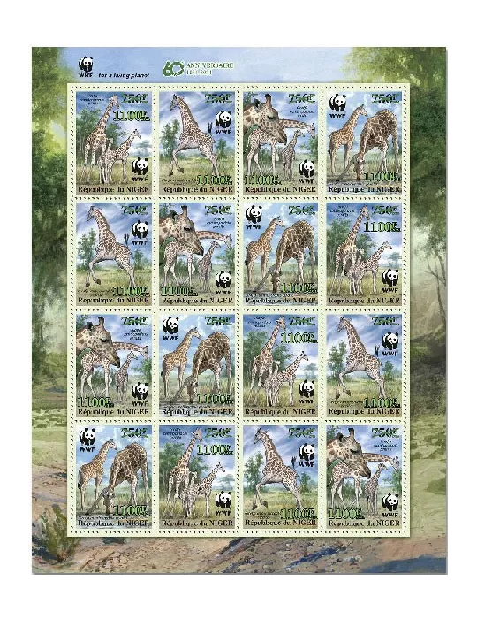 n° 6330/6333 - Timbre NIGER Poste