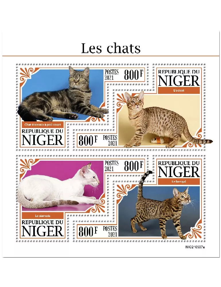 n° 6386/6389 - Timbre NIGER Poste