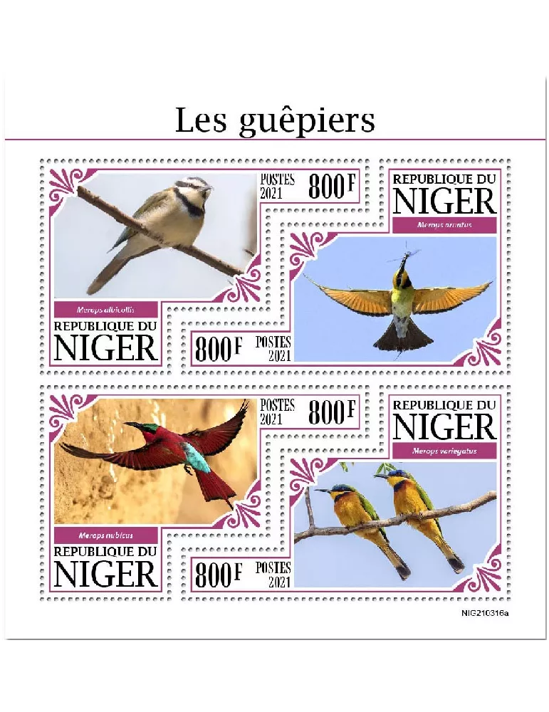 n° 6422/6425 - Timbre NIGER Poste
