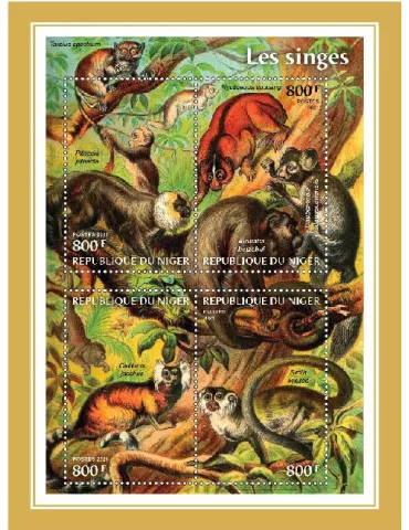 n° 6438/6441 - Timbre NIGER Poste