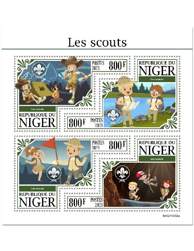 n° 6463/6466 - Timbre NIGER Poste