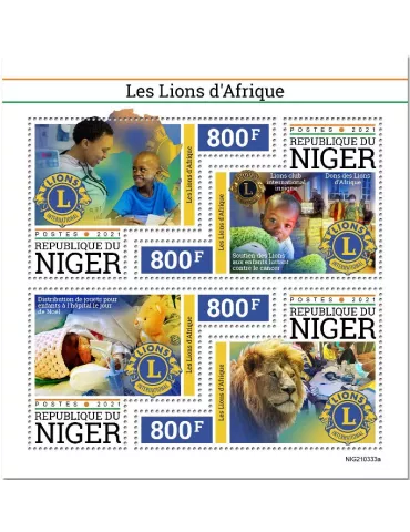 n° 6467/6470 - Timbre NIGER Poste