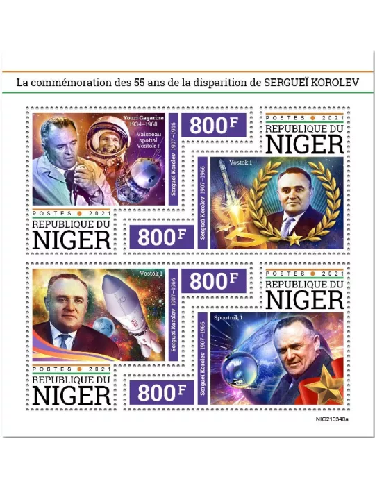n° 6495/6498 - Timbre NIGER Poste