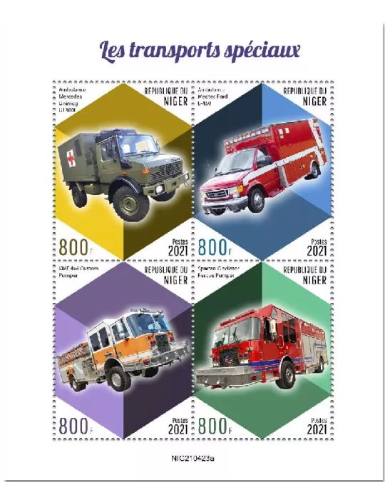 n° 6621/6624 - Timbre NIGER Poste