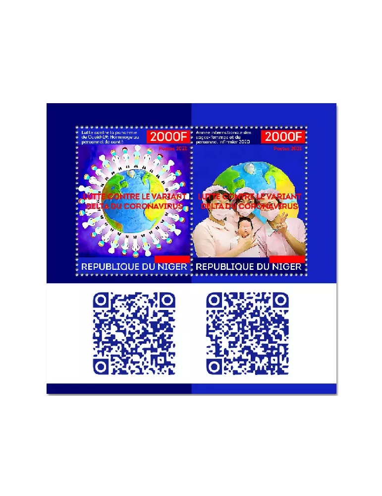 n° 6772/6773 - Timbre NIGER Poste