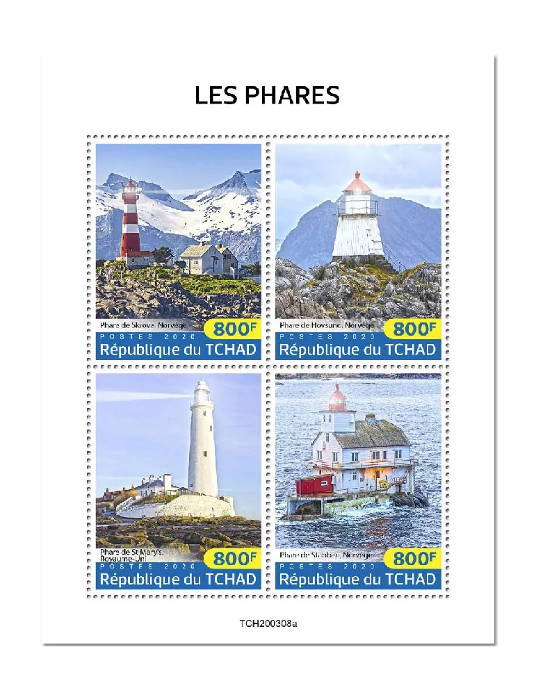 n° 2515/2518 - Timbre TCHAD Poste