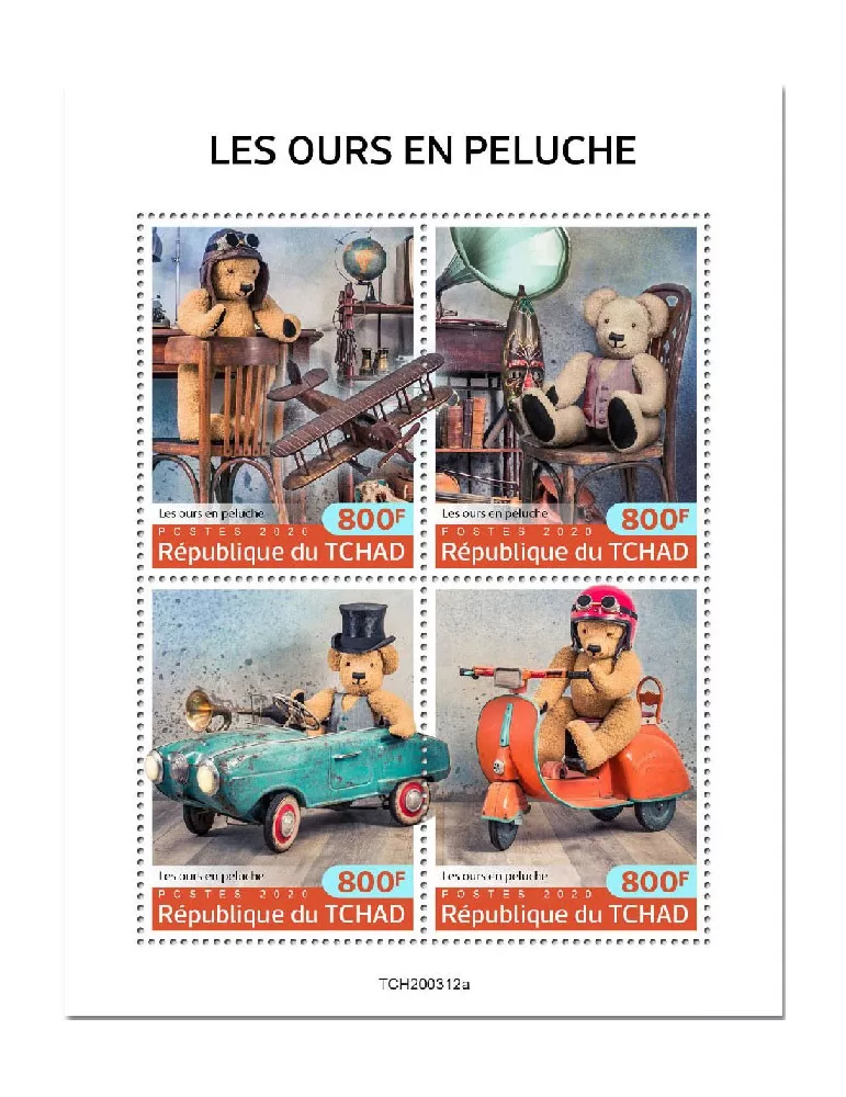 n° 2547/2550 - Timbre TCHAD Poste