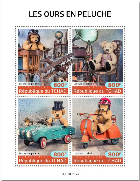 n° 2547/2550 - Timbre TCHAD Poste