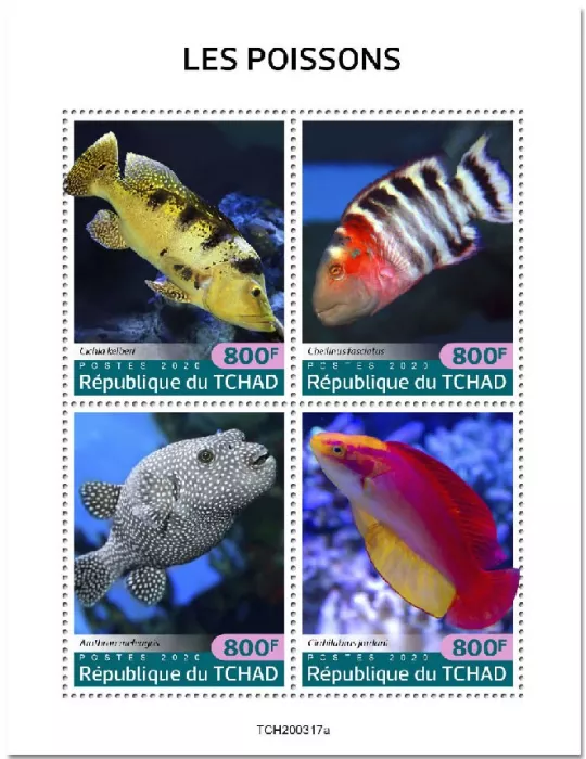 n° 2567/2570 - Timbre TCHAD Poste