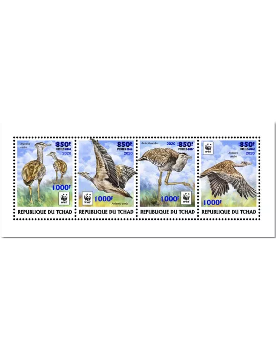 n° 2571/2574 - Timbre TCHAD Poste