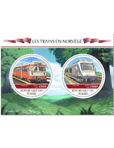 n° 2595/2596 - Timbre TCHAD Poste