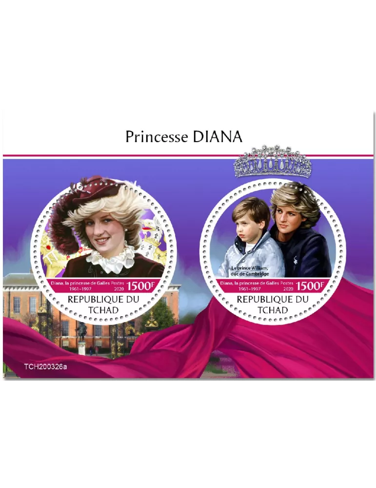 n° 2599/2600 - Timbre TCHAD Poste