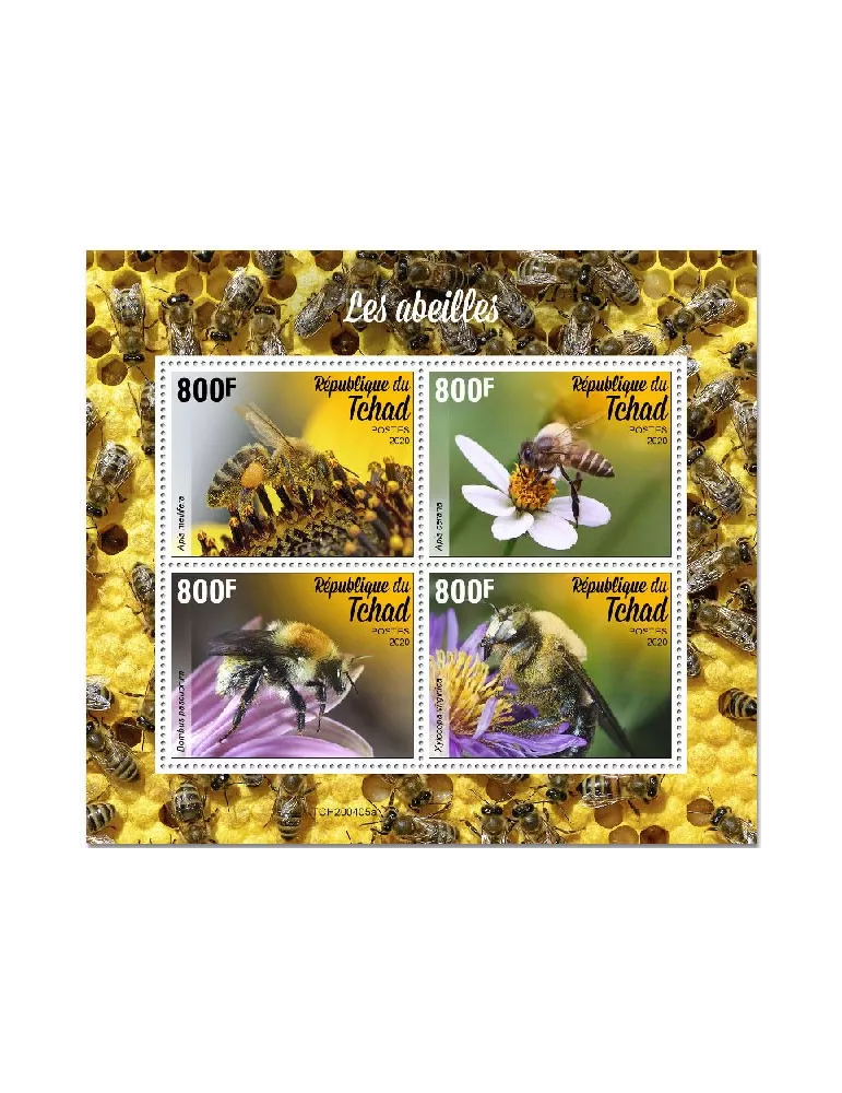 n° 2617/2620 - Timbre TCHAD Poste