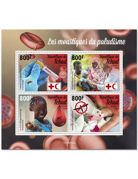 n° 2621/2624 - Timbre TCHAD Poste