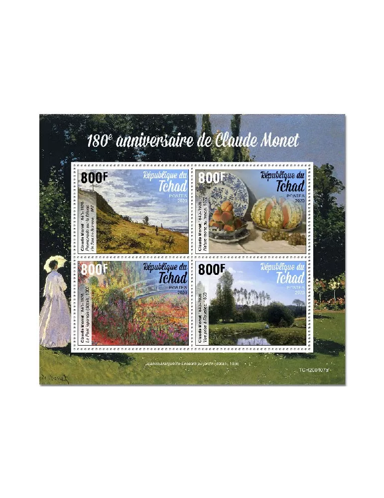 n° 2625/2628 - Timbre TCHAD Poste