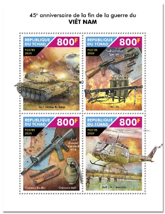 n° 2728/2731 - Timbre TCHAD Poste