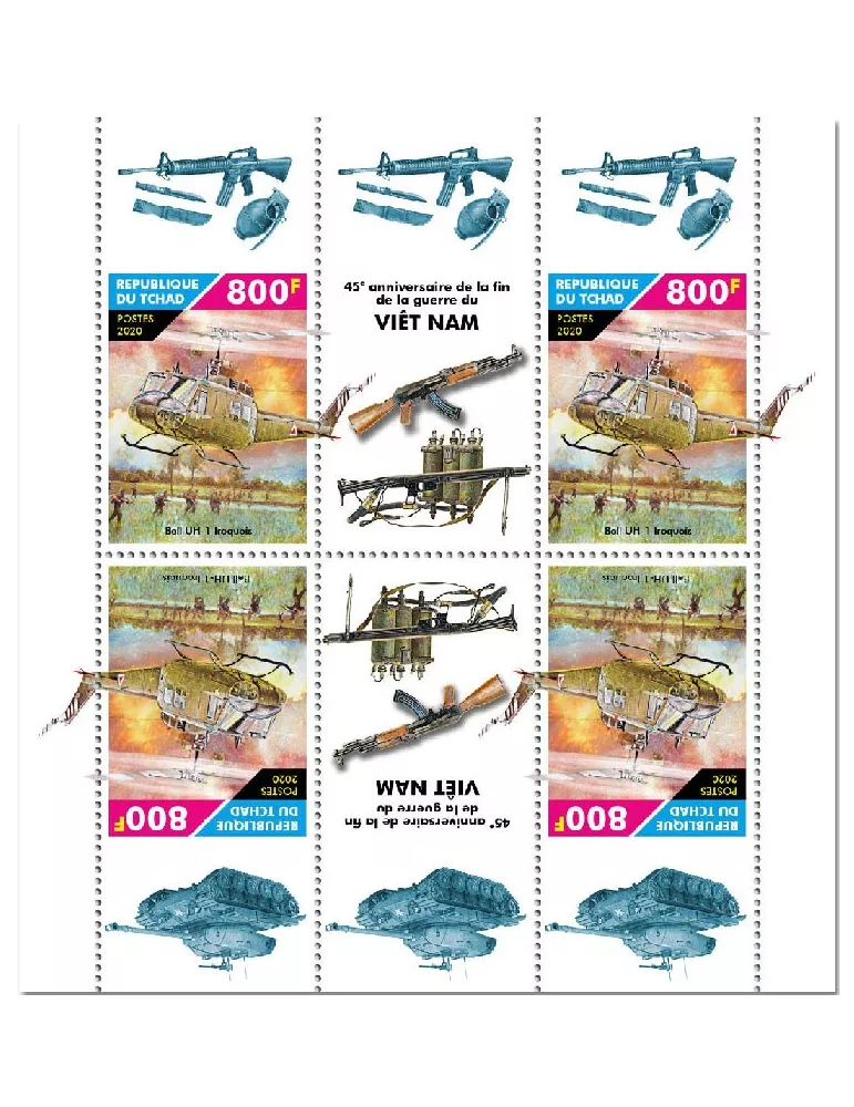n° 2732/2739 - Timbre TCHAD Poste