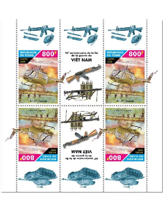 n° 2732/2739 - Timbre TCHAD Poste