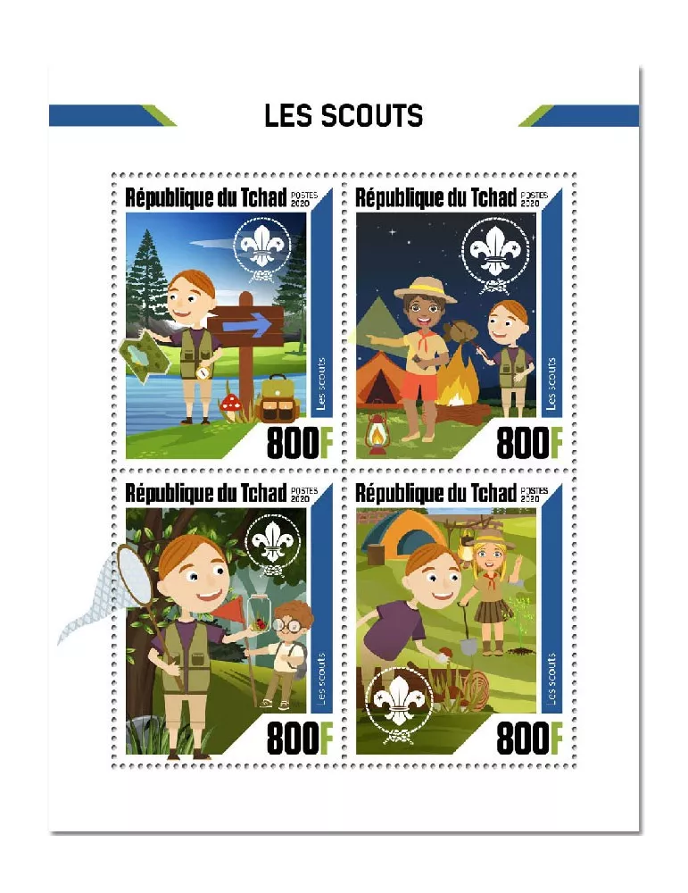 n° 2825/2828 - Timbre TCHAD Poste