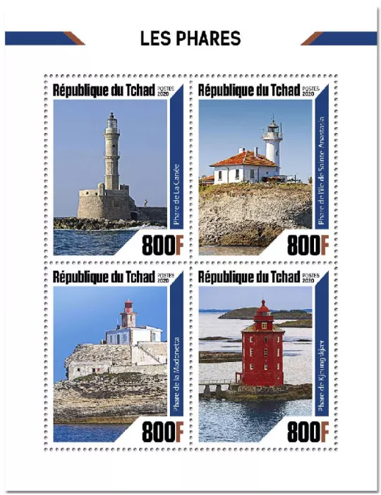 n° 2829/2832 - Timbre TCHAD Poste