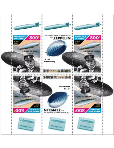 n° 2861/2868 - Timbre TCHAD Poste