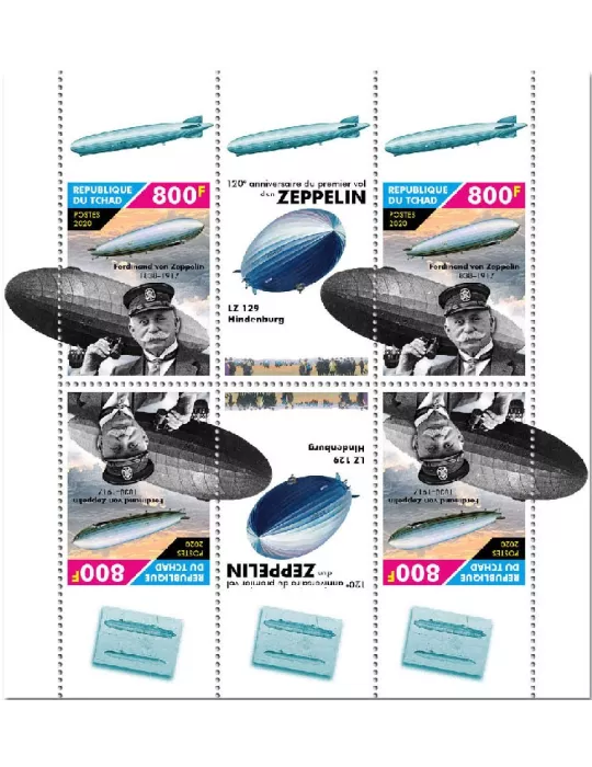 n° 2861/2868 - Timbre TCHAD Poste