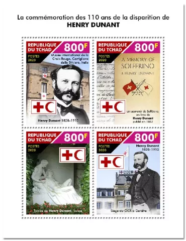n° 2881/2884 - Timbre TCHAD Poste