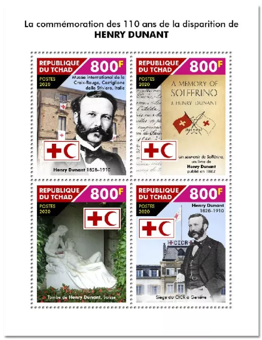 n° 2881/2884 - Timbre TCHAD Poste