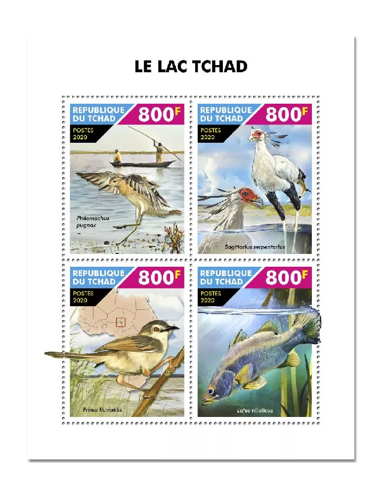 n° 2922/2925 - Timbre TCHAD Poste
