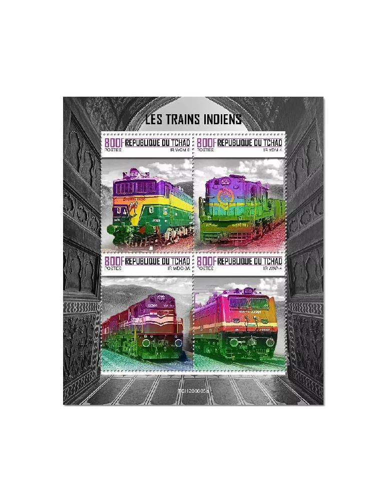 n° 3036/3039 - Timbre TCHAD Poste