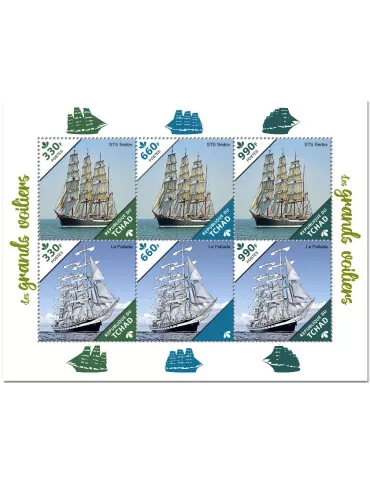 n° 3048/3053 - Timbre TCHAD Poste