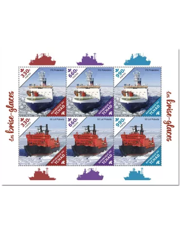 n° 3054/3059 - Timbre TCHAD Poste