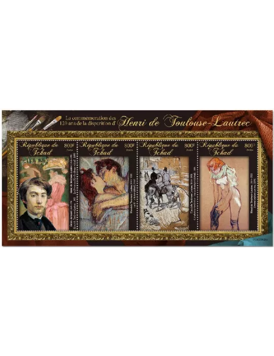 n° 3142/3145 - Timbre TCHAD Poste