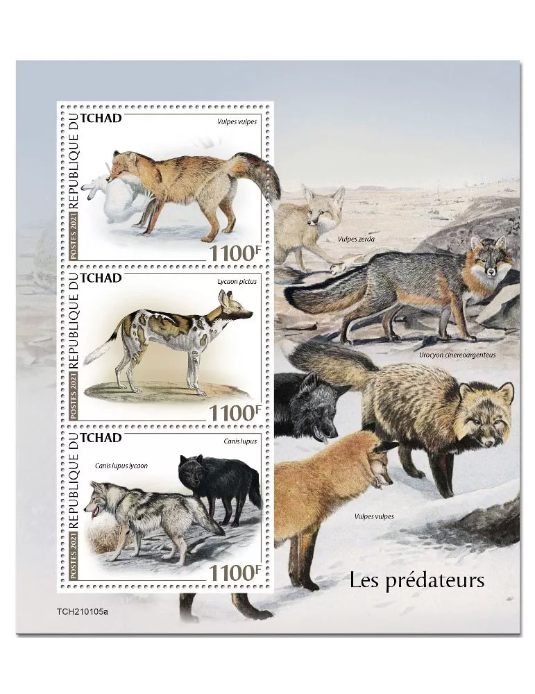 n° 3176/3178 - Timbre TCHAD Poste