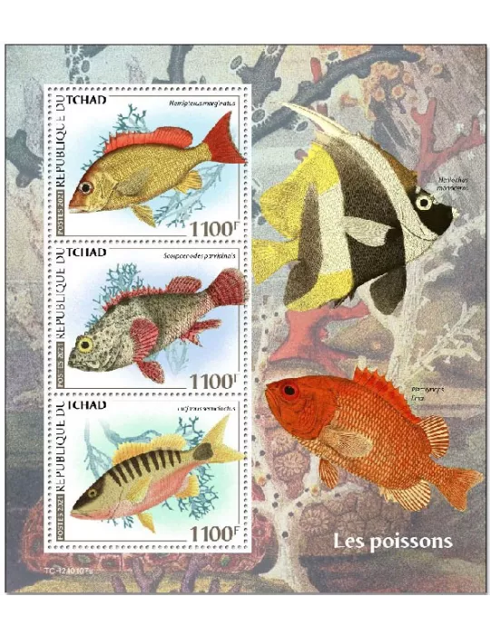 n° 3182/3184 - Timbre TCHAD Poste