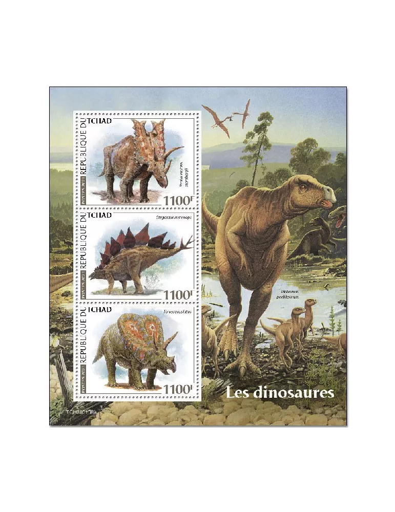 n° 3185/3187 - Timbre TCHAD Poste