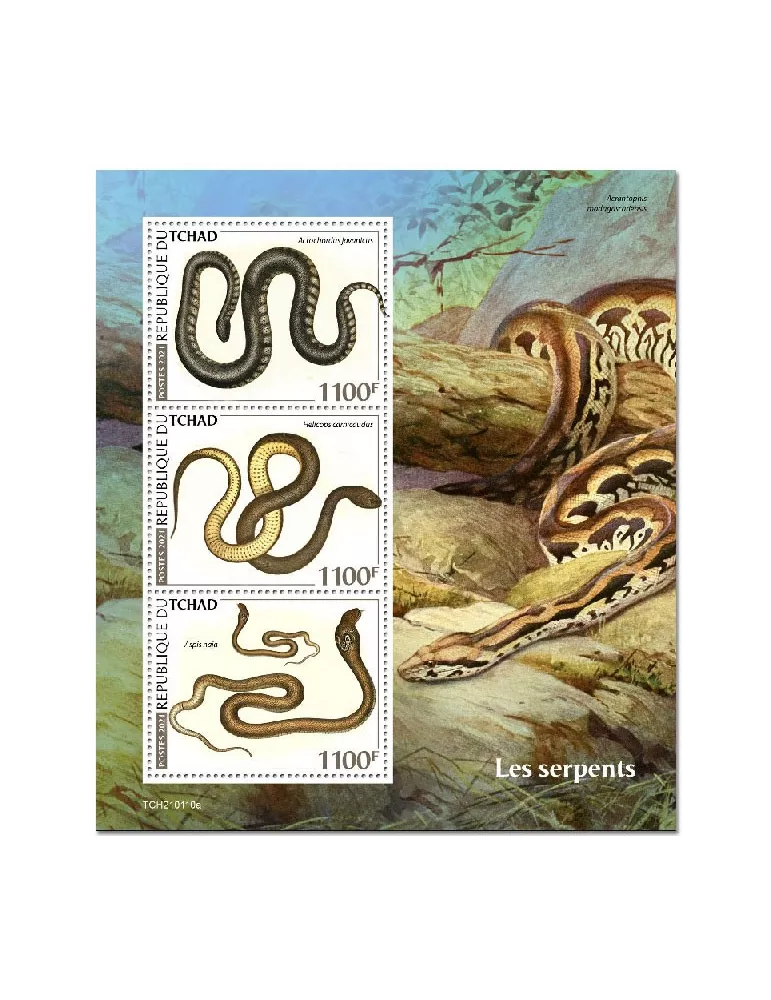 n° 3191/3193 - Timbre TCHAD Poste