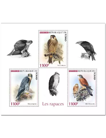 n° 3203/3205 - Timbre TCHAD Poste