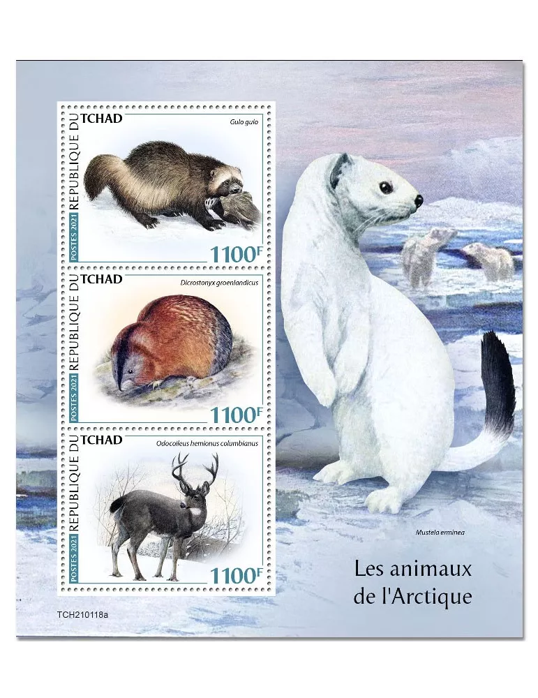 n° 3215/3217 - Timbre TCHAD Poste