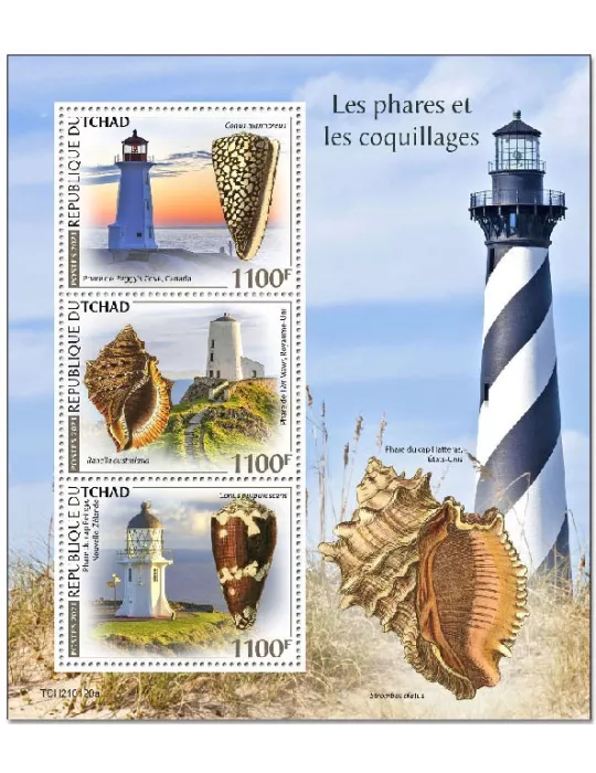 n° 3221/3223 - Timbre TCHAD Poste