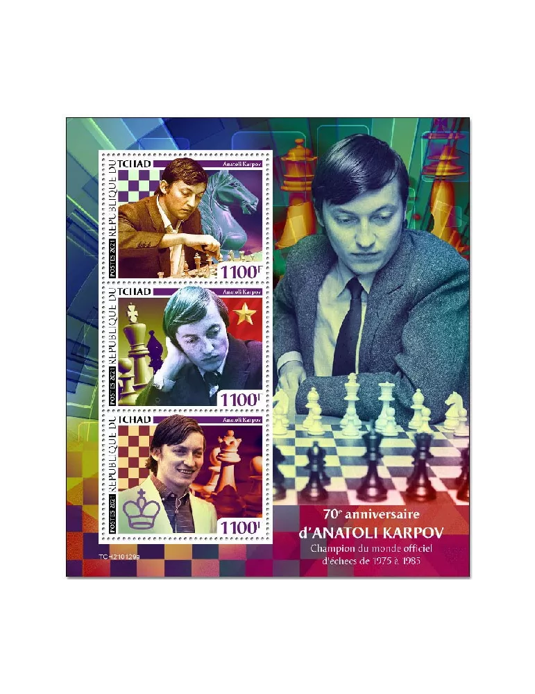 n° 3250/3252 - Timbre TCHAD Poste