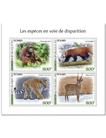 n° 3305/3308 - Timbre TCHAD Poste