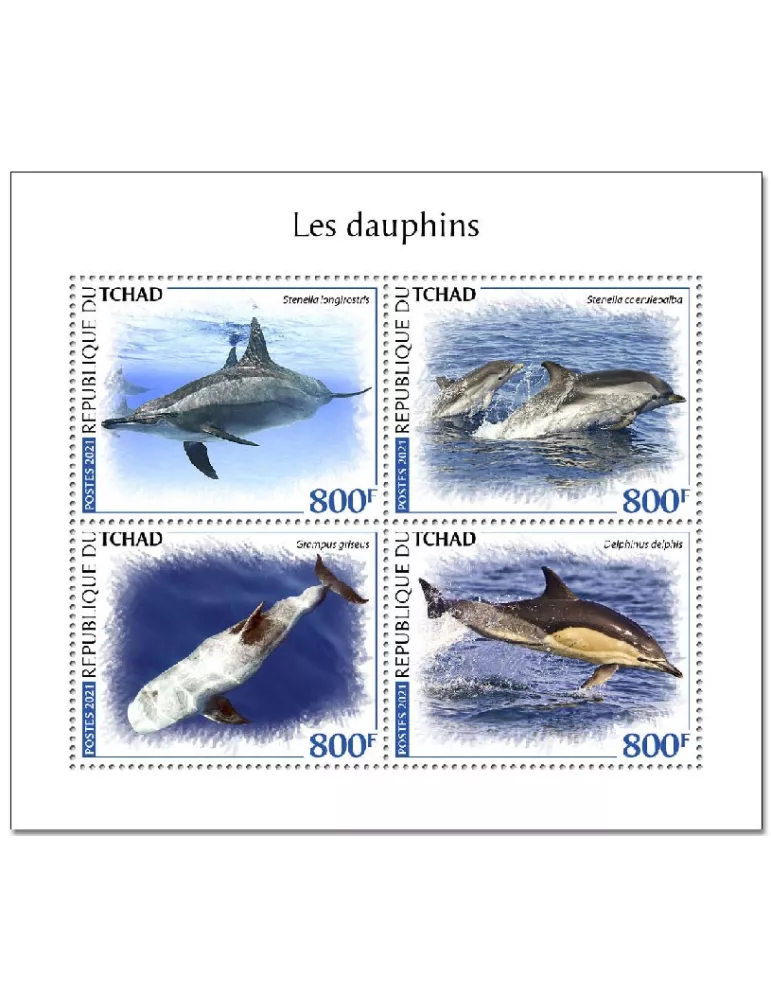 n° 3317/3320 - Timbre TCHAD Poste