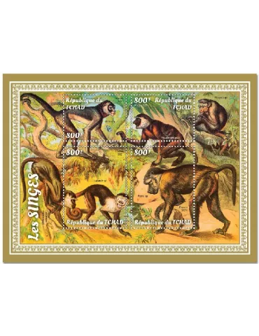 n° 3333/3336 - Timbre TCHAD Poste