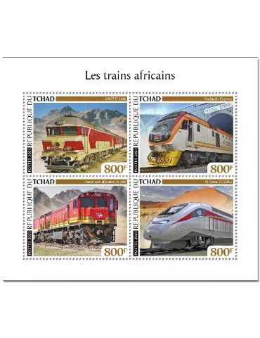 n° 3369/3372 - Timbre TCHAD Poste