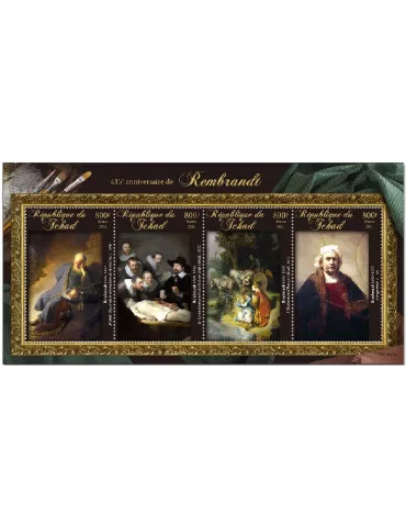 n° 3424/3427 - Timbre TCHAD Poste